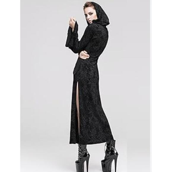 Unbranded Dresses & Skirts - Sexy Hoodie Velour Dress Gothic Punk Renaissance Costume Victorian Dress
